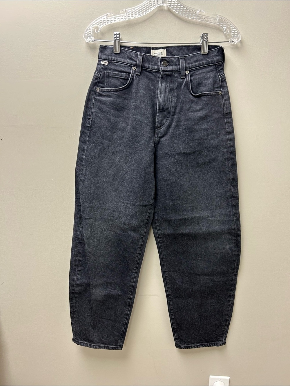 Citizens of Humanity Black Dahlia Bow Leg Jeans
